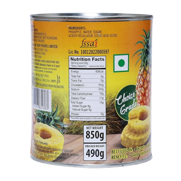 Habit Pineapple Slice (850-gm) - Image 3