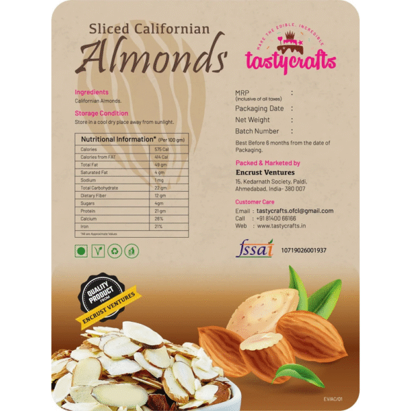 Tasty Craft Badam (500-gm) - Image 2