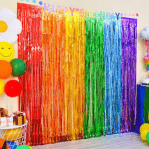 Foil Fringe Curtains (10-peice)