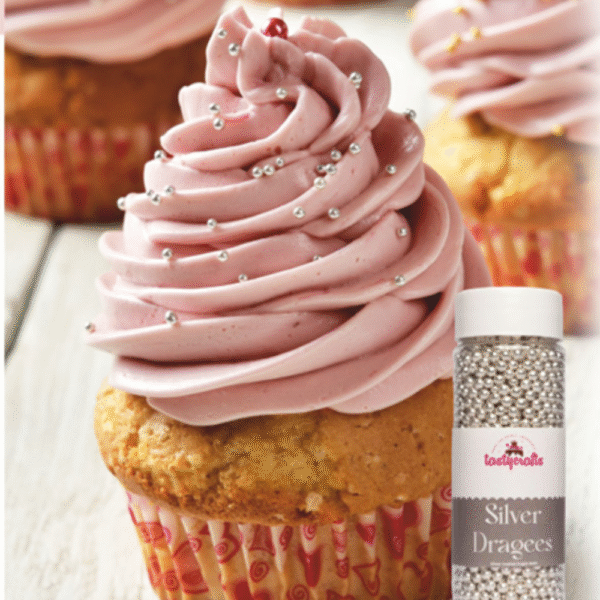 Tasty Craft Silver Sprinklers Mix Size (100gm)