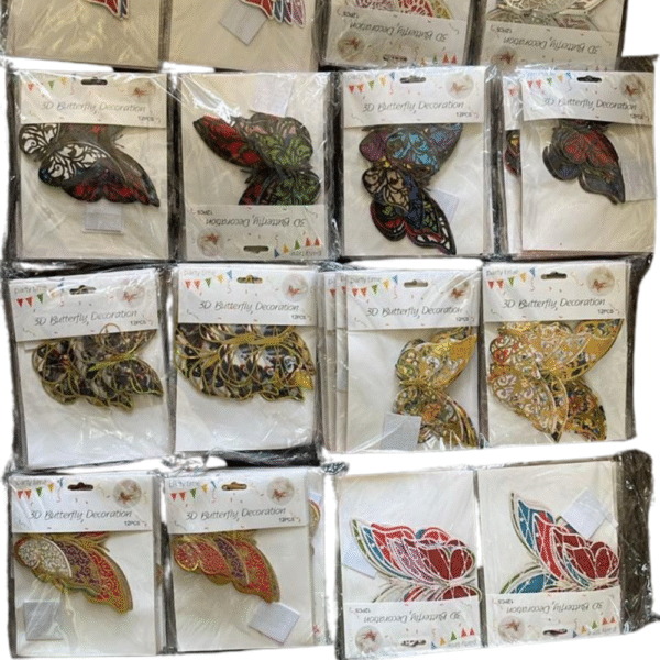 3D Butterflies for Cake Decoration(1-packet)